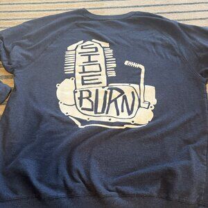 Sideburn sweatshirt - navy blue - flat track racing